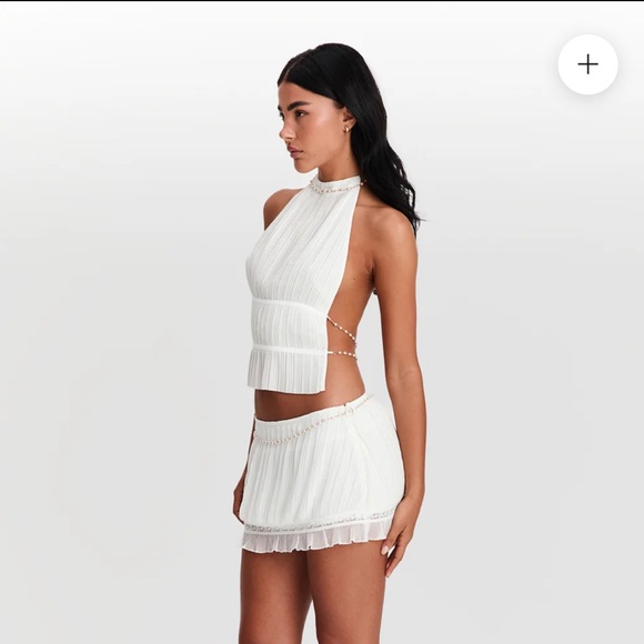 Sasha Therese Perla Top in White - Picture 2 of 3